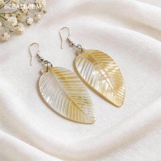 New Handcrafted Shell Earrings Premium Fresh Look Design